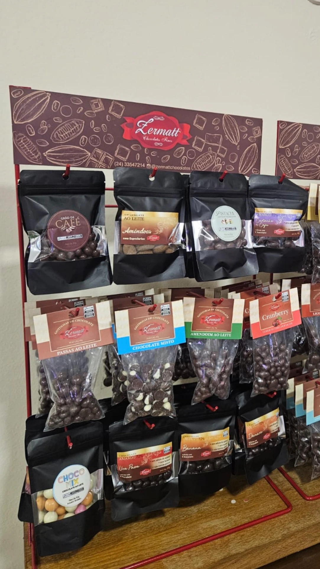 Produto Zermatt Display de 12 ganchos