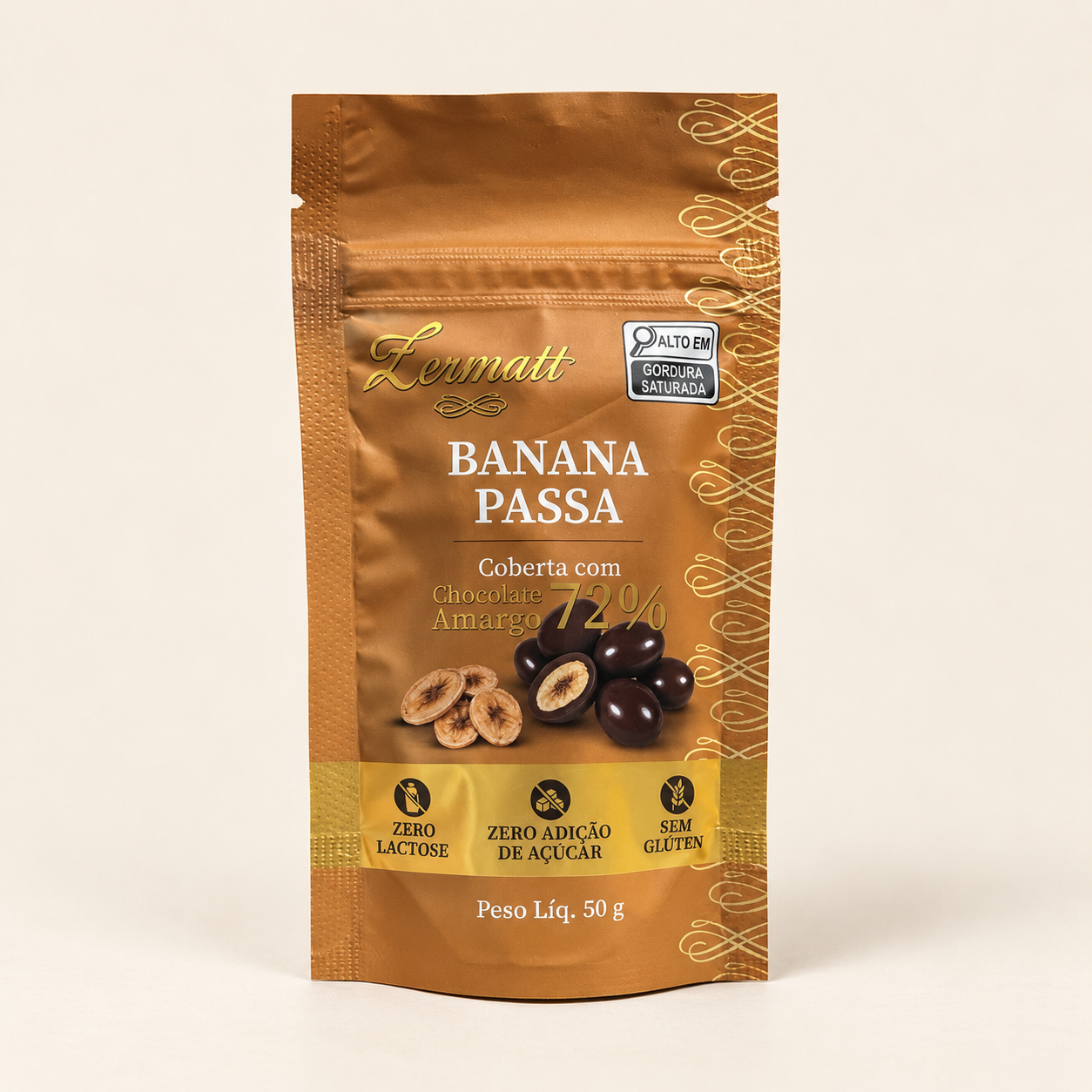 Produto Zermatt Banana-Passa 72%