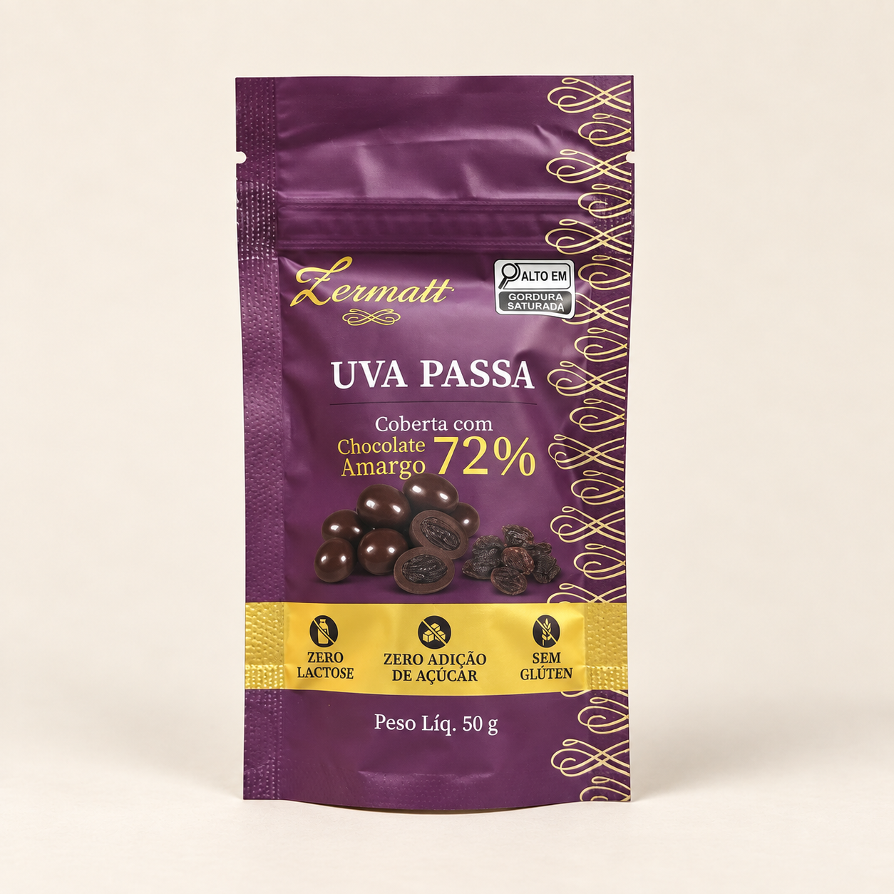 Produto Zermatt Passas 72%