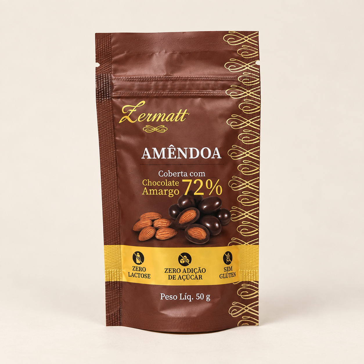 Produto Zermatt Amêndoa 72%